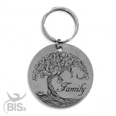 Metal Key Ring "DAD&SON True Best Friends for Life"