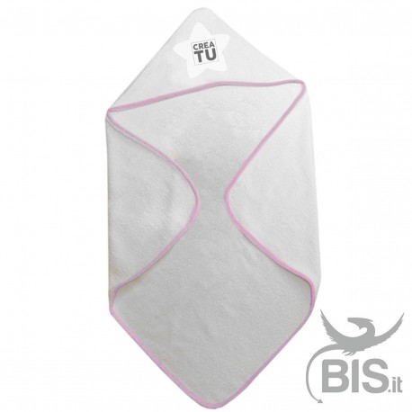 TRIANGOLO DI SPUGNA -Accappatoio per neonati personalizzabile