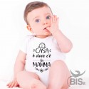 Body  Neonata  "CASA è dove c'è la MAMMA"