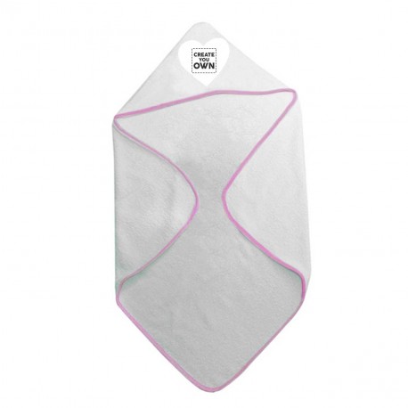 TRIANGOLO DI SPUGNA -Accappatoio per neonati personalizzabile