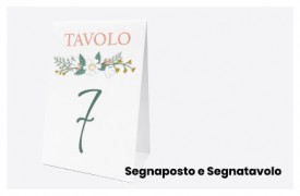 Eleganti e originali Segna Posto e Segna Tavolo