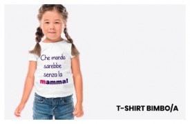 magliette per bambini a tema festa della mamma