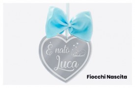 Fiocchi nascita personalizzabili