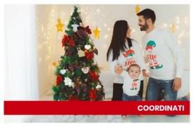 Maglie e felpe coordinati per tutta la famiglia a tema natalizio