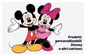 Prodotti cartoon personalizzabili con nome