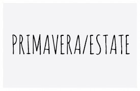 Primavera/Estate