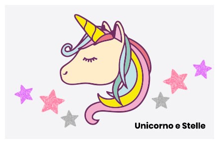 UNICORNO  E STELLE