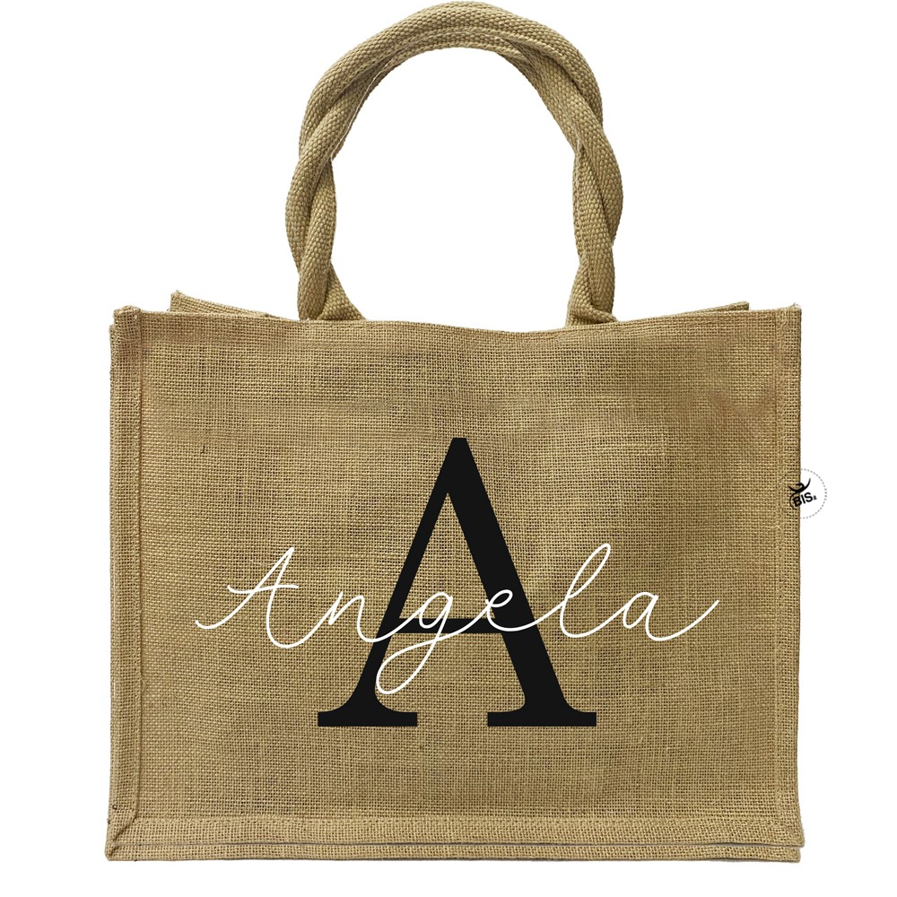 Iniziali 2025 Borse Iniziali Nome Borse Personalizzate Borsa Nera